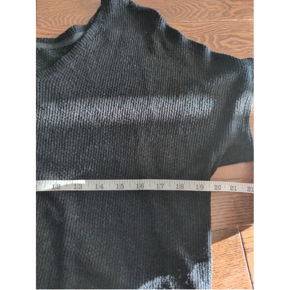 The Group Babaton Black Rayon Open Knit Dolman Sleeve Top Womens S Beach Sheer - Picture 4 of 8